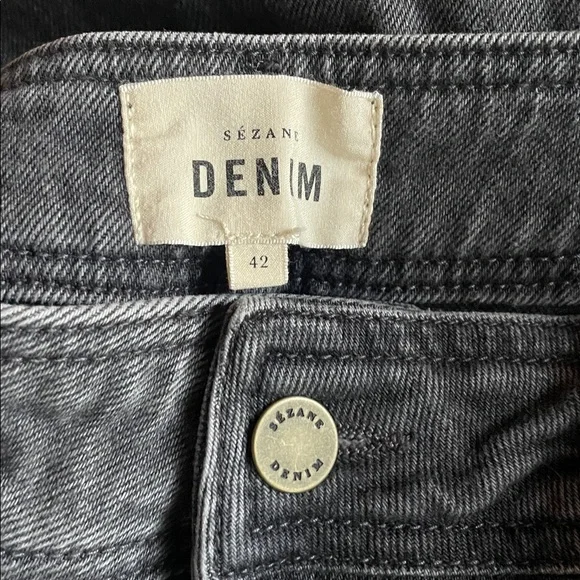 Sezane Le Crop Jeans in Grey 42 - Picture 5 of 6